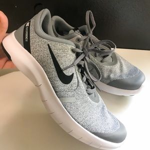 Grey Nike shoes